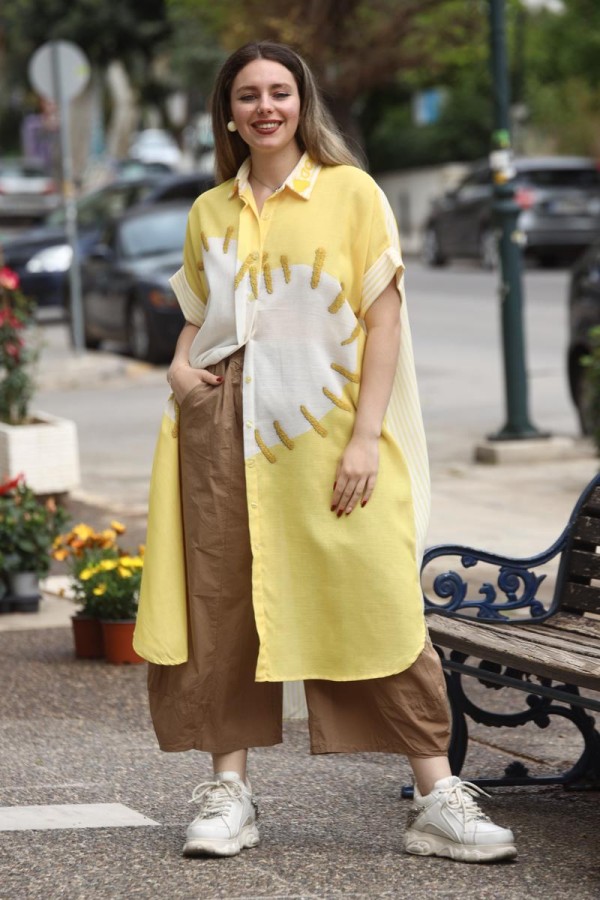 HEART POP SHIRT DRESS