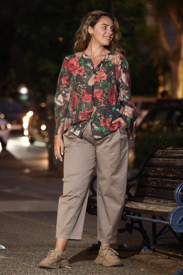 LISSA FLORAL ΒΟΥΑΛ ΠΟΥΚΑΜΙΣΟ