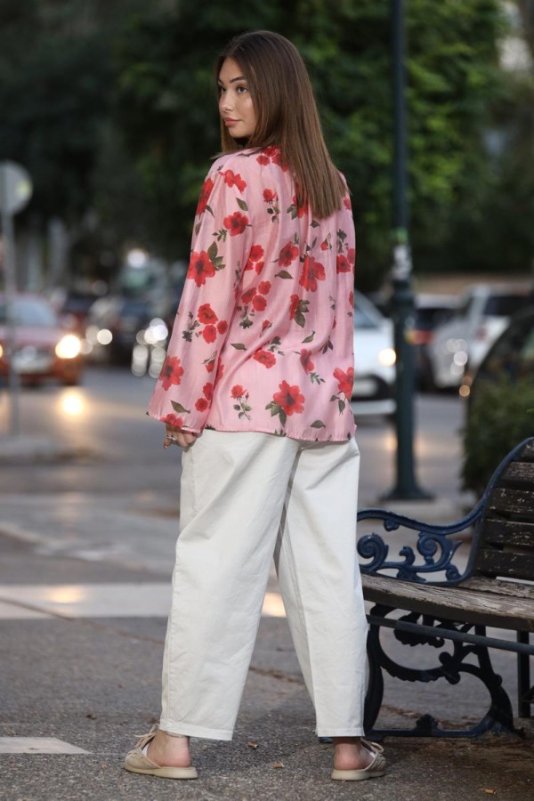 LISSA FLORAL ΒΟΥΑΛ ΠΟΥΚΑΜΙΣΟ