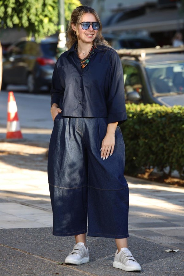 LORIN CROPPED SHIRT