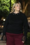 AZEL ΠΛΕΚΤΗ ΜΠΛΟΥΖΑ ΜΕ ΔΑΝΤΕΛΑ