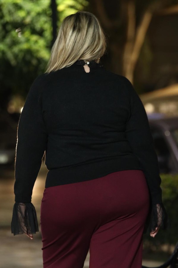 AZEL ΠΛΕΚΤΗ ΜΠΛΟΥΖΑ ΜΕ ΔΑΝΤΕΛΑ