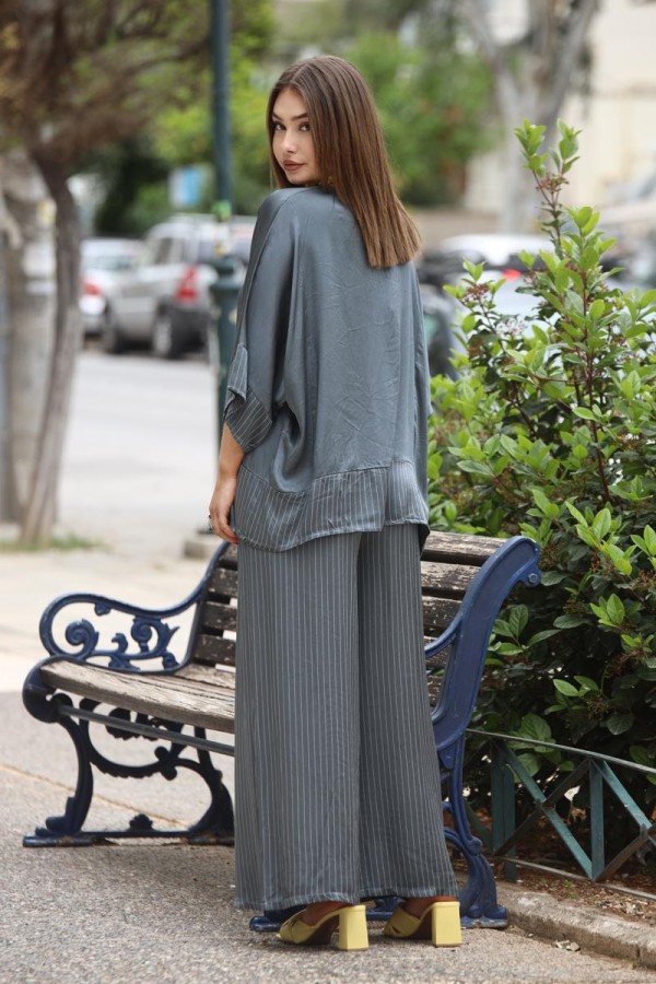 CELIA ΣΕΤ ΠΑΝΤΕΛΟΝΑ ΜΕ ΡΙΓΑ ΚΑΙ LOOSE TOP