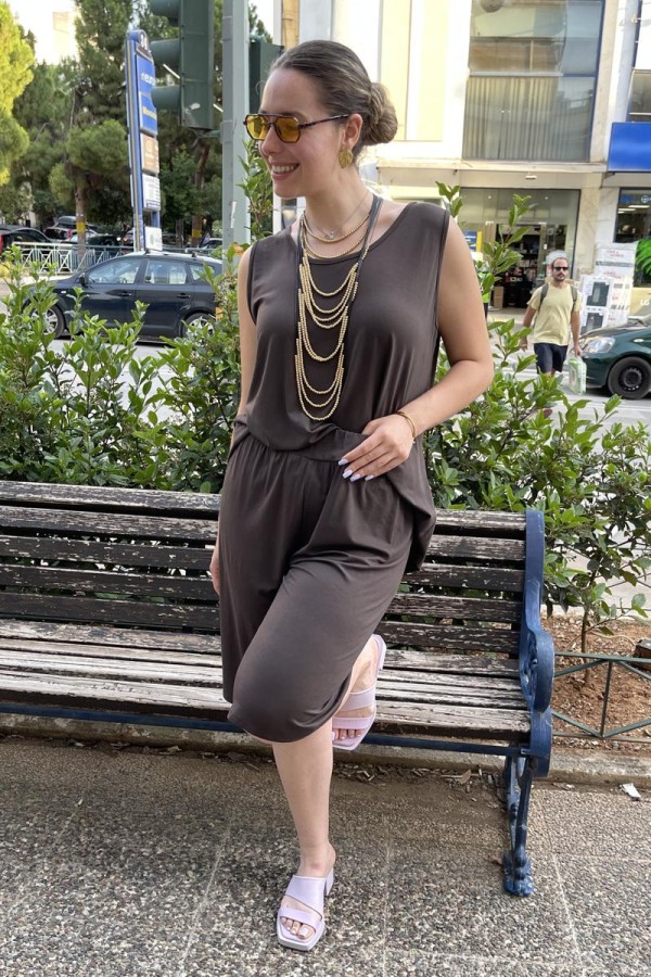 ELIA ΣΕΤ ΑΜΑΝΙΚΗ ΜΠΛΟΥΖΑ ΜΕ ΒΕΡΜΟΥΔΑ